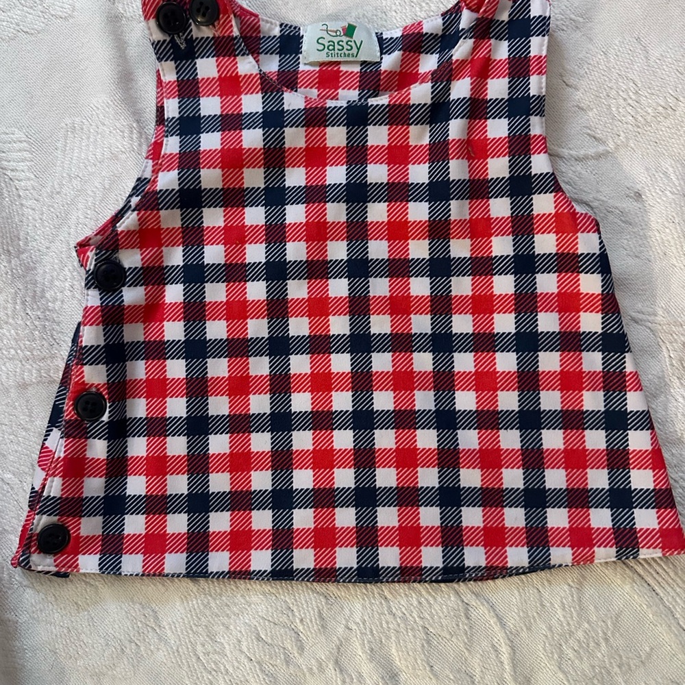 Boutique diaper set TOP ONLY
